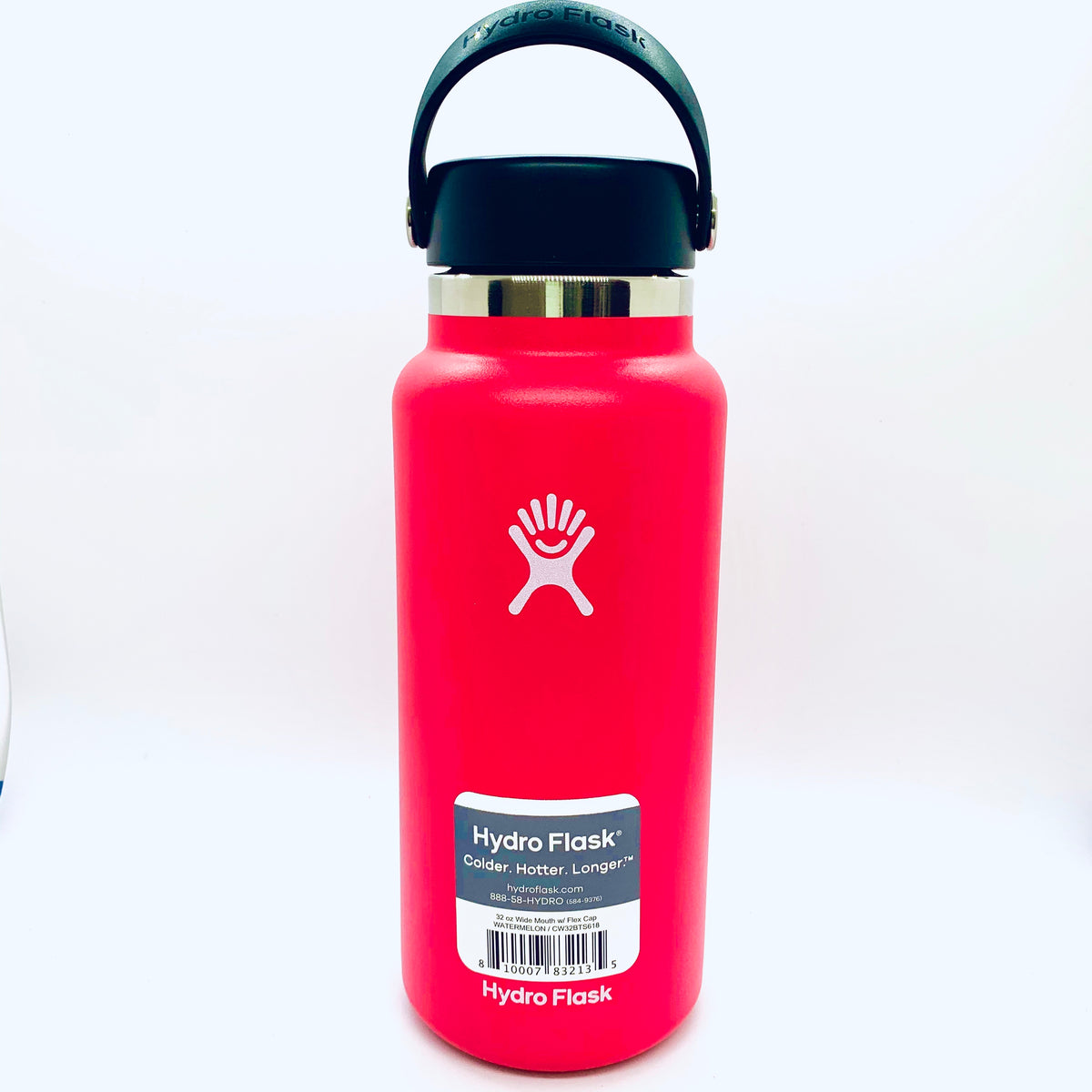 Hydro Flask Wide Mouth Water Bottle, Flex Cap 32 oz, Lava