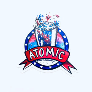 Atomic July Sticker